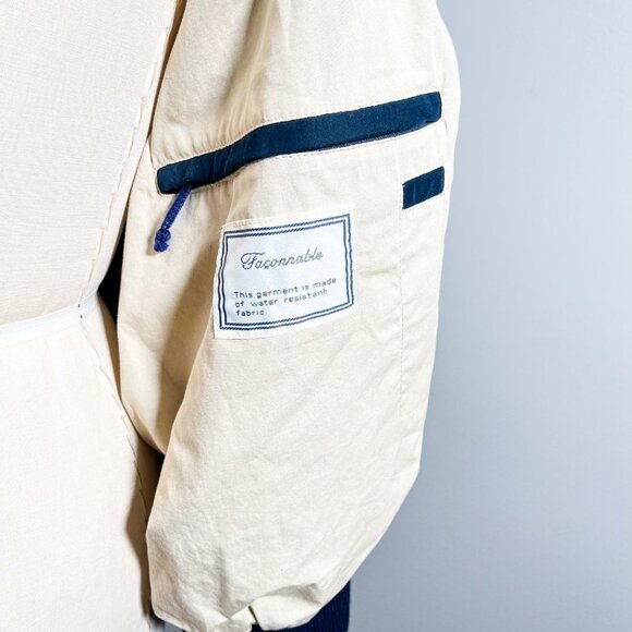 Faconnable Harrington Bomber Jacket NAVY - VINTAGE!! - Picture 5 of 10